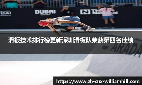 滑板技术排行榜更新深圳滑板队荣获第四名佳绩