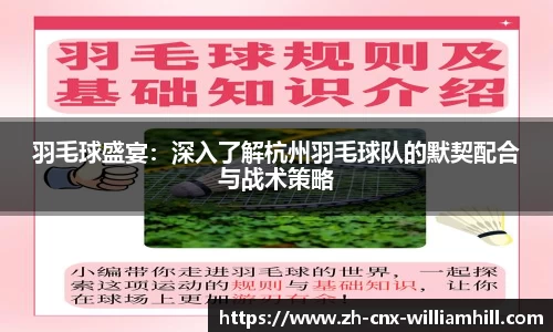 羽毛球盛宴：深入了解杭州羽毛球队的默契配合与战术策略
